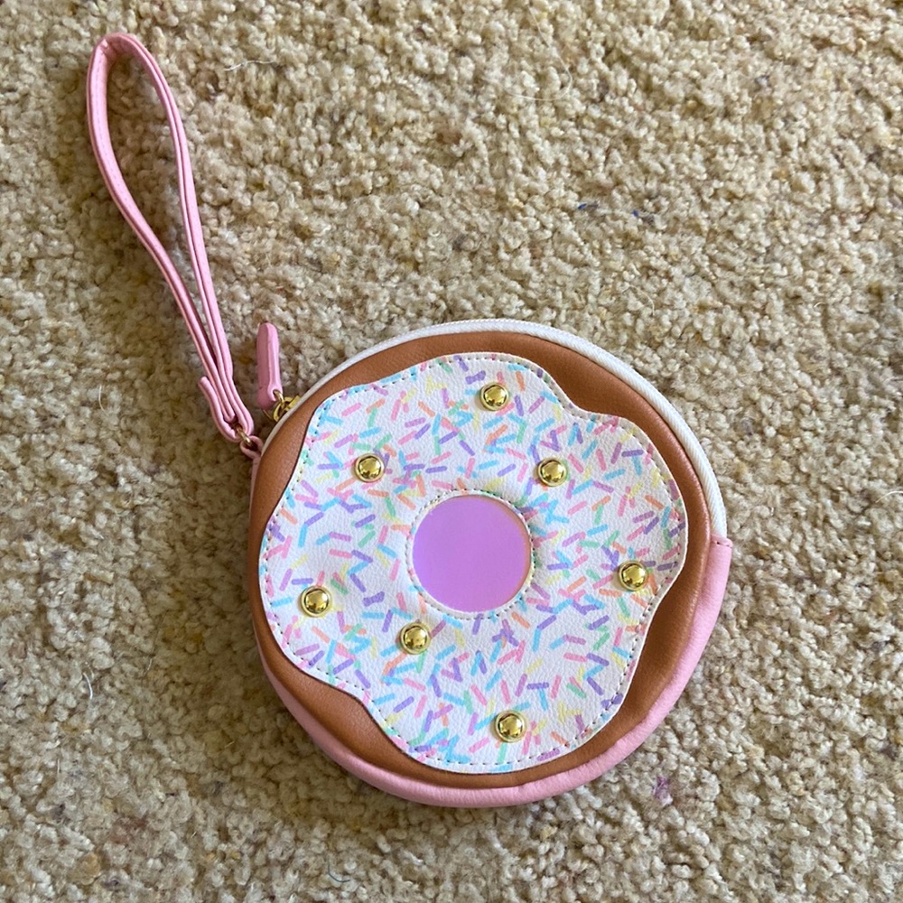 Betsy Johnson donut clutch NWOT